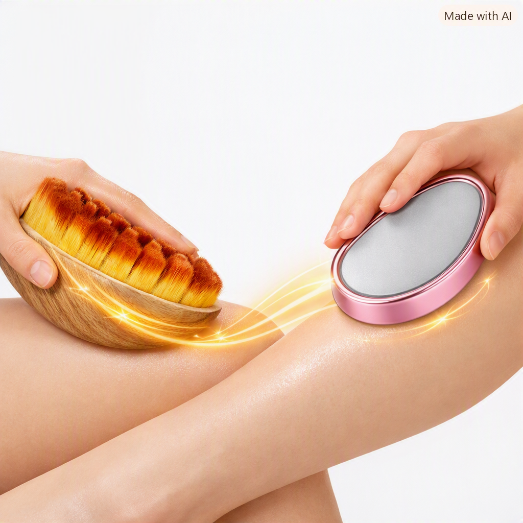 Douceur Absolue-Orchidée : Brosse lymphatique & Gomme cristal