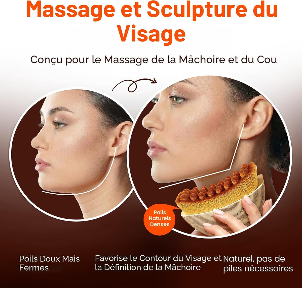 Douceur Absolue-Orchidée : Brosse lymphatique & Gomme cristal