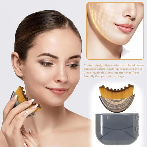 Brosse Lymphatique pour le Visage – Massage, Sculpture & Éclat