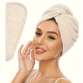Serviette Enveloppante en Microfibre – Séchage Rapide & Soin Doux pour Cheveux Crépus