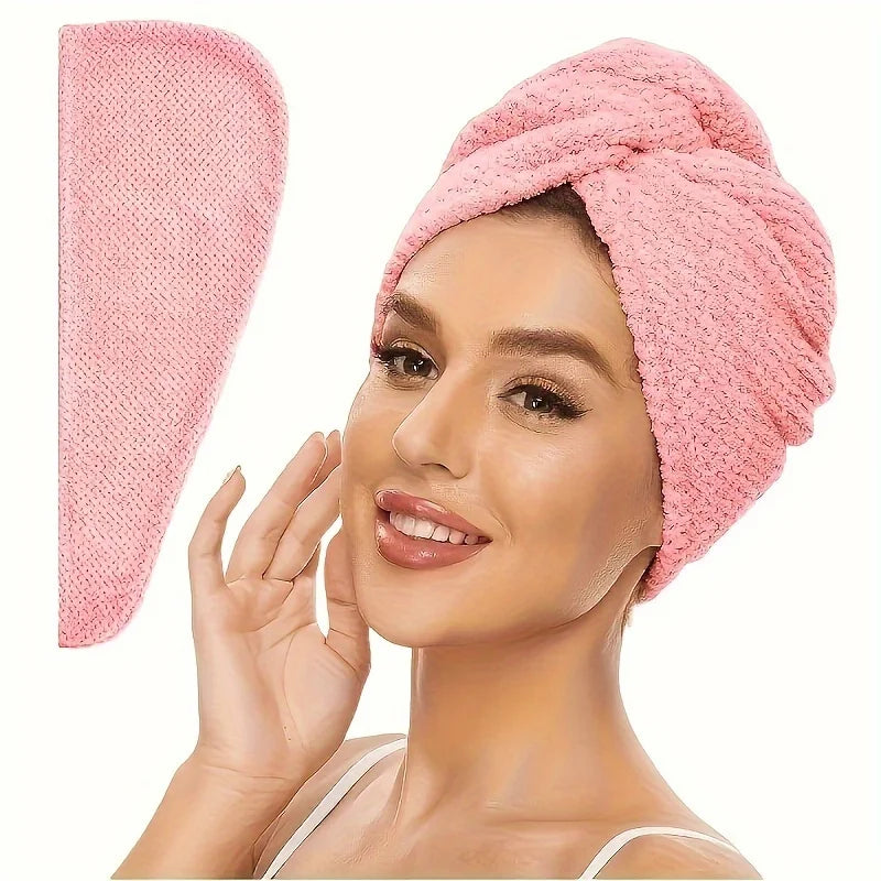 Serviette Enveloppante en Microfibre – Séchage Rapide & Soin Doux pour Cheveux Crépus