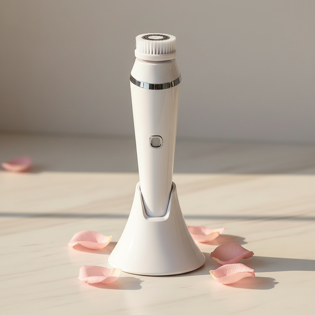 Brosse sonique sur marbre
